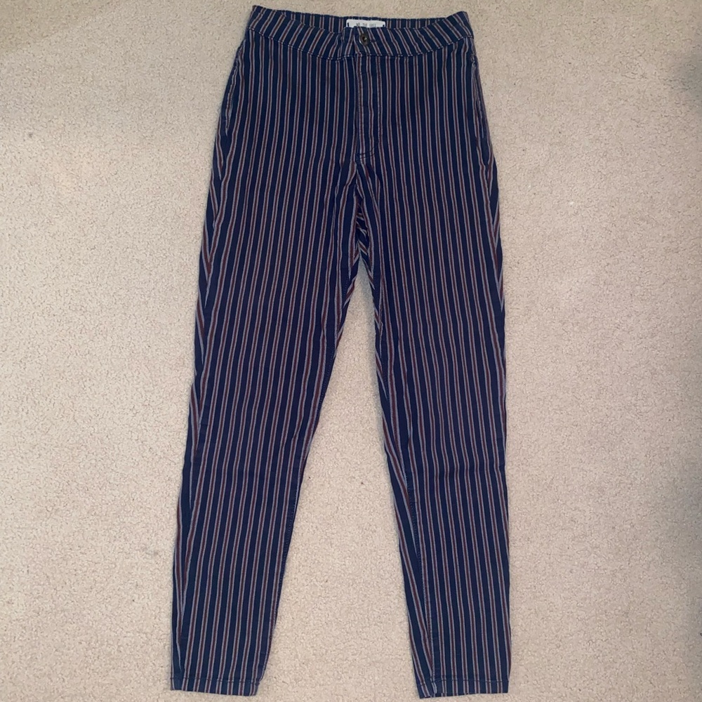 FREE PEOPLE stripped pants